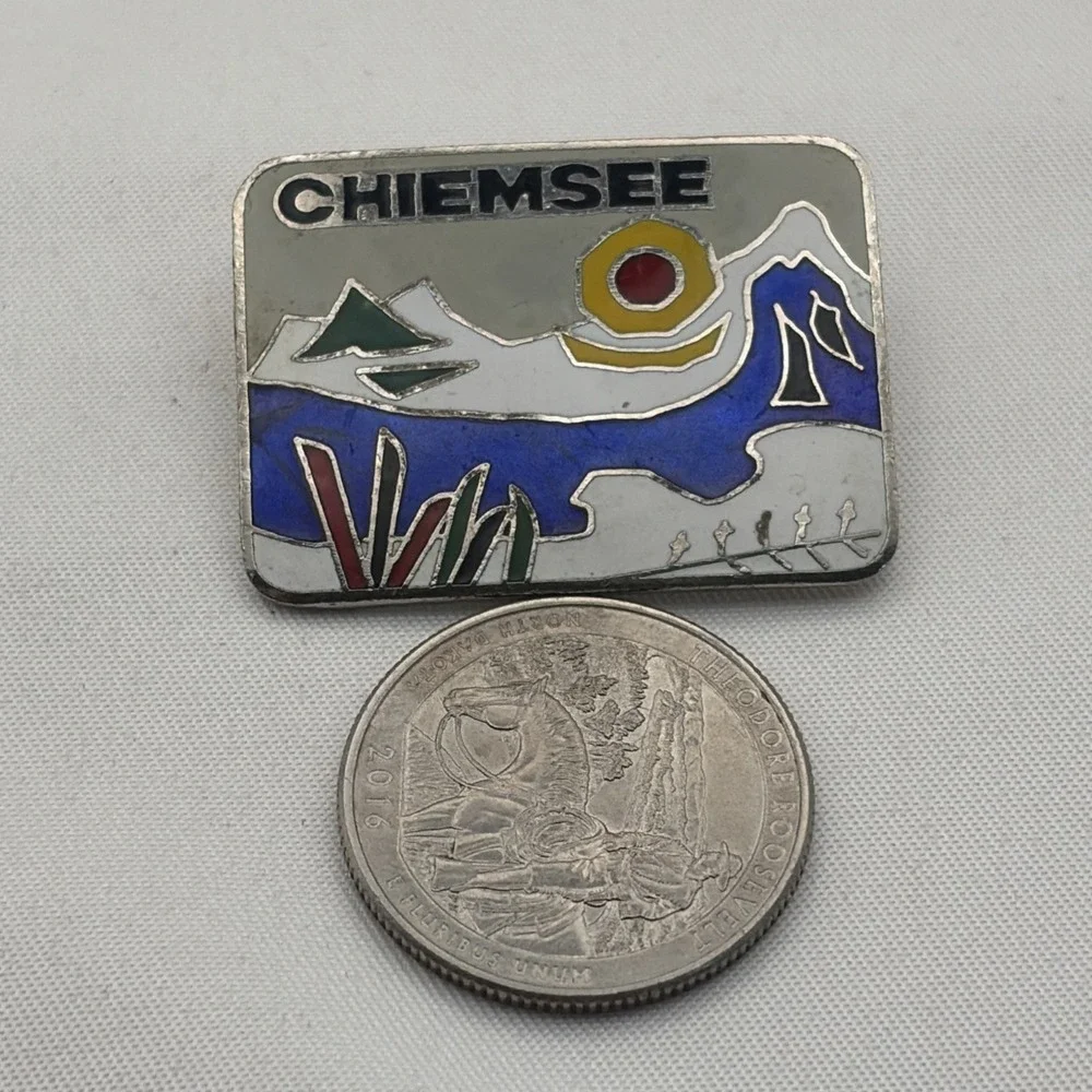 Chiemsee German Lake Germany Bavarian Sea Lapel Hat Pin